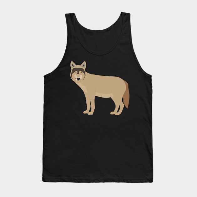 White Wolf Tank Top by psanchez